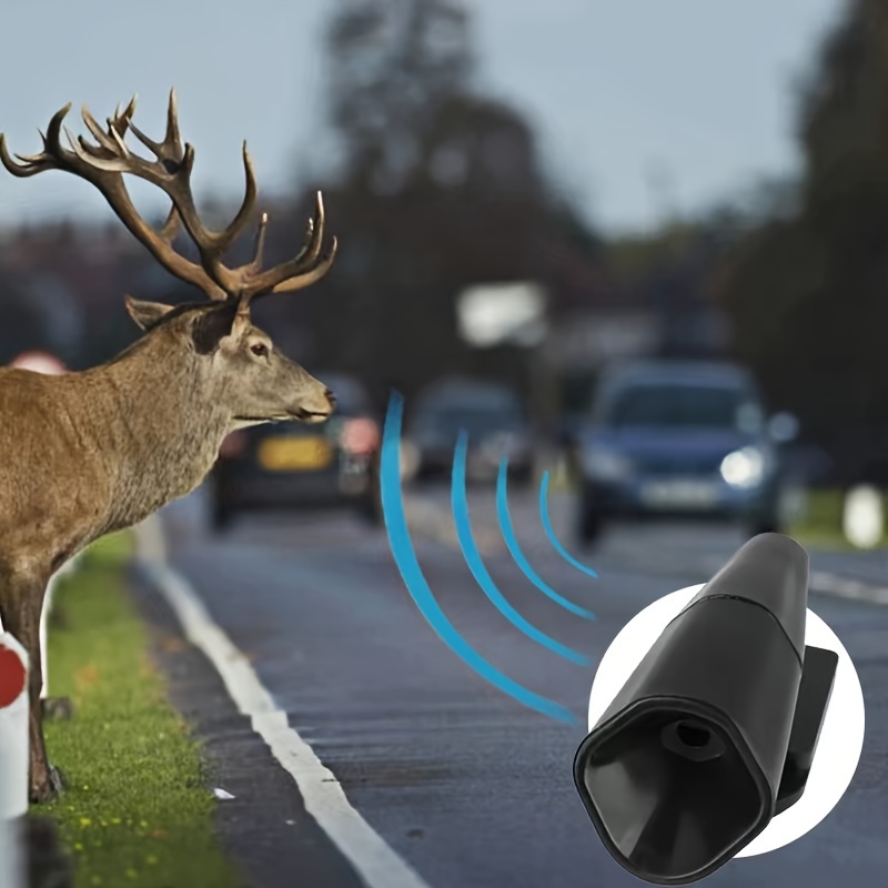 JaneDream 2PCS Ultrasonic Whistles Car Animal Repeller Safety