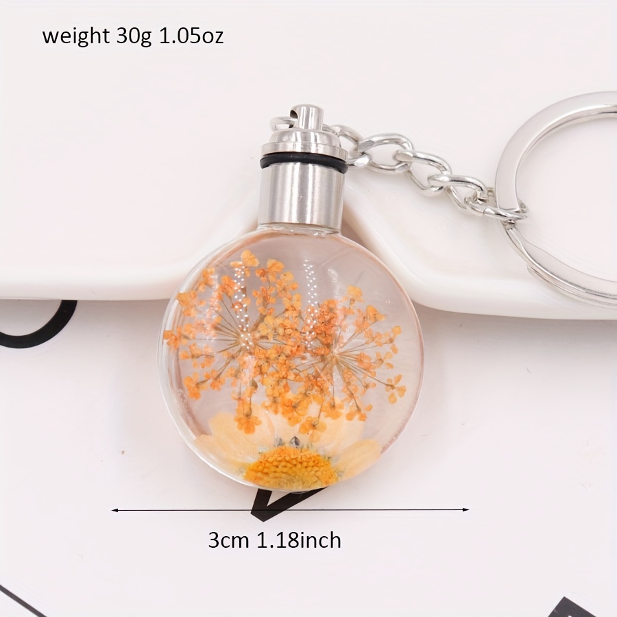 Cute Tulip Flower Keychain Kawaii Resin Key Chain Ring Purse - Temu