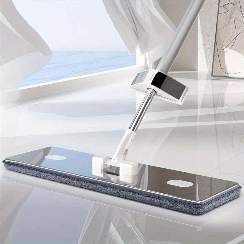 Mini trapeador portátil, plegable de 180 grados para exprimir, uso húmedo y  seco, esponja de limpieza de escritorio, mesa de té de coche, monitor de