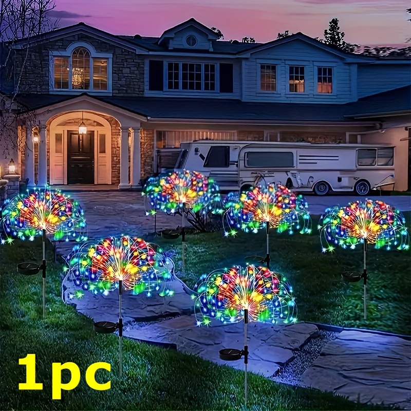 1 Pack 8 Modes LED RV Camping Outdoor Picnic Party LED Decoration RV  Exterior Lighting Party Lighting