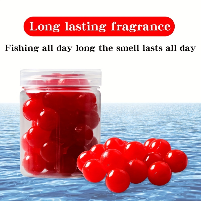 16mm 40pcs fishing beads Round Fishing Rig Beads, Soft Erbium Float  Silicone material, For All Sort Fishing Rigs Saltwater/Freshwate