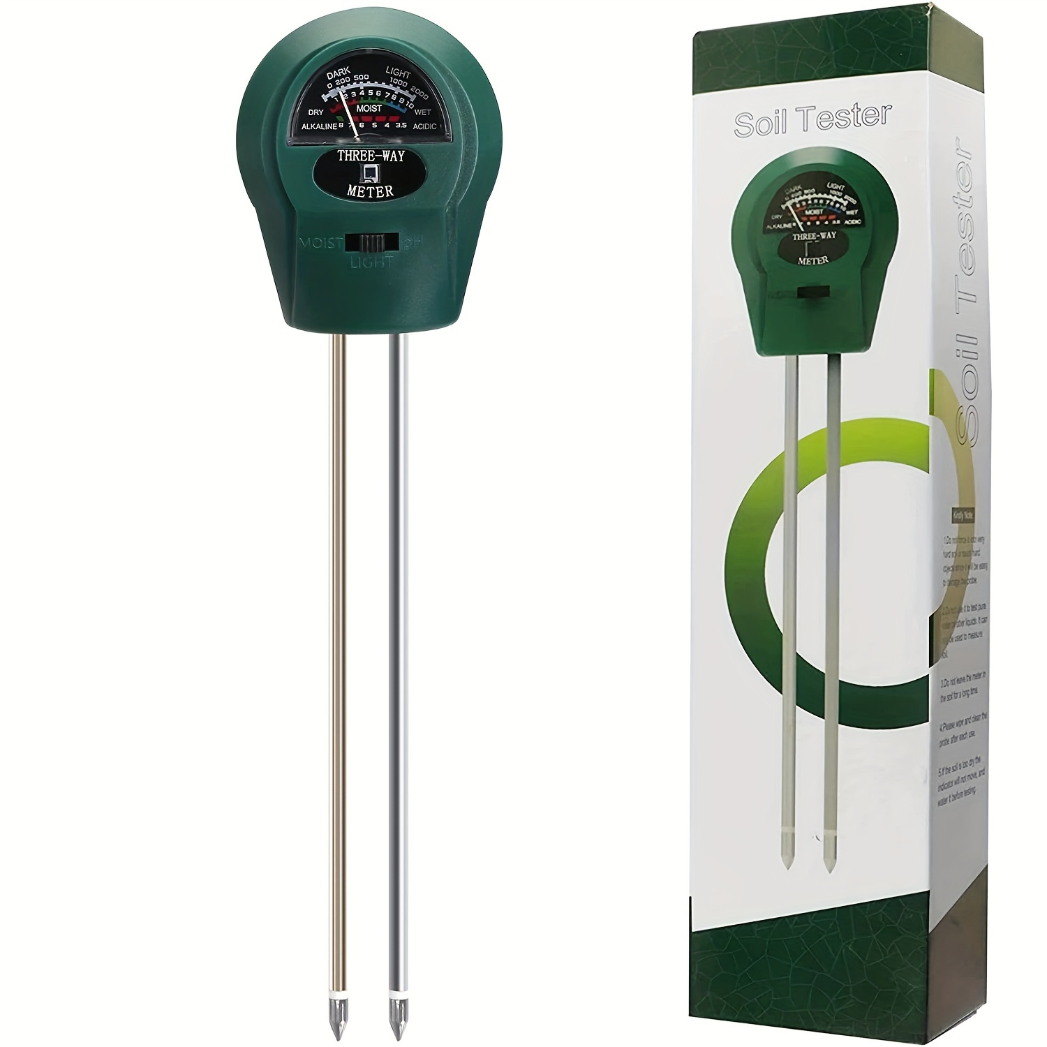 Soil-290 LCD Soil Thermometer Hygrometer Probe Electronic Temperature Humidity  Meter Garden Plant Thermometer Hygrometer,Soil Meter