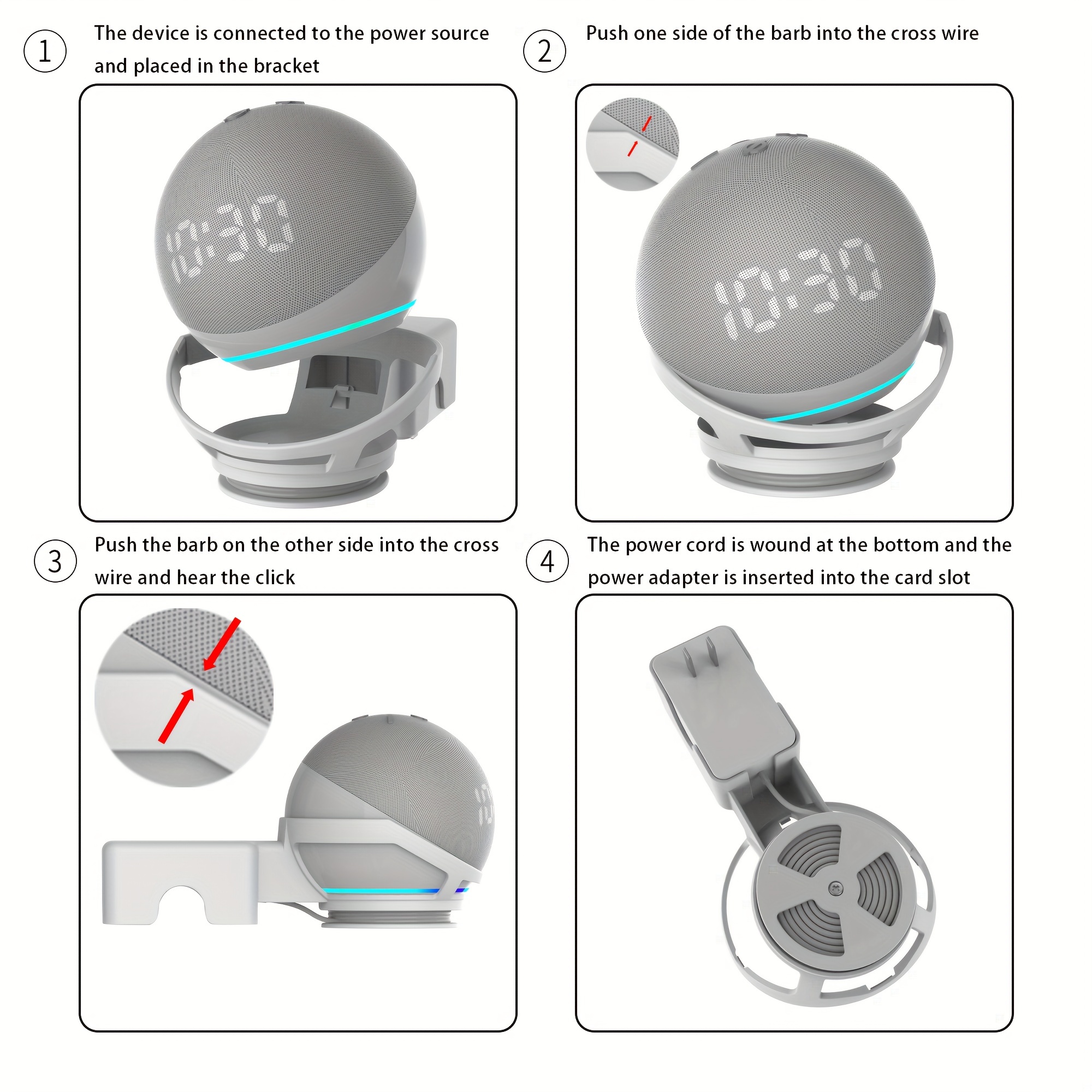 Plastic Speaker Support Accessories Smart Speaker Holder for  Echo Dot  5/4