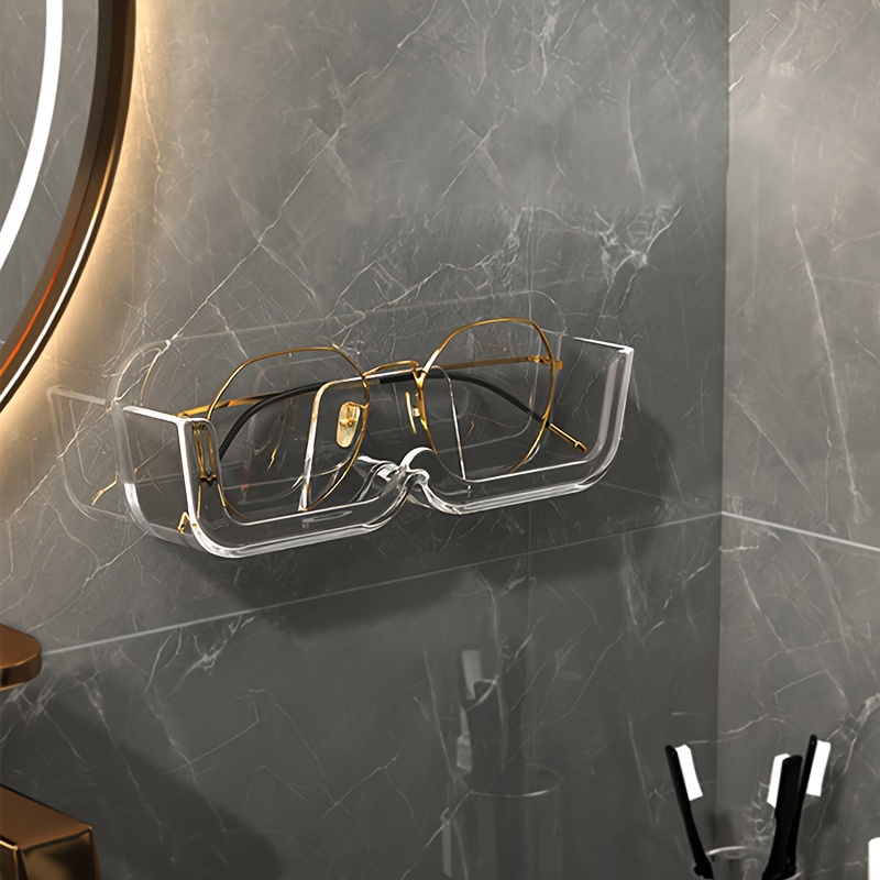 1 X Stanzfreies Brillen-Aufbewahrungsregal, An Der Wand Montierter  Sonnenbrillen-Display-Halter, Kleiderschrank-Dekoration,  Badezimmer-Aufbewahrungsbox, Wanddekoration, Heimdekoration - Temu Germany