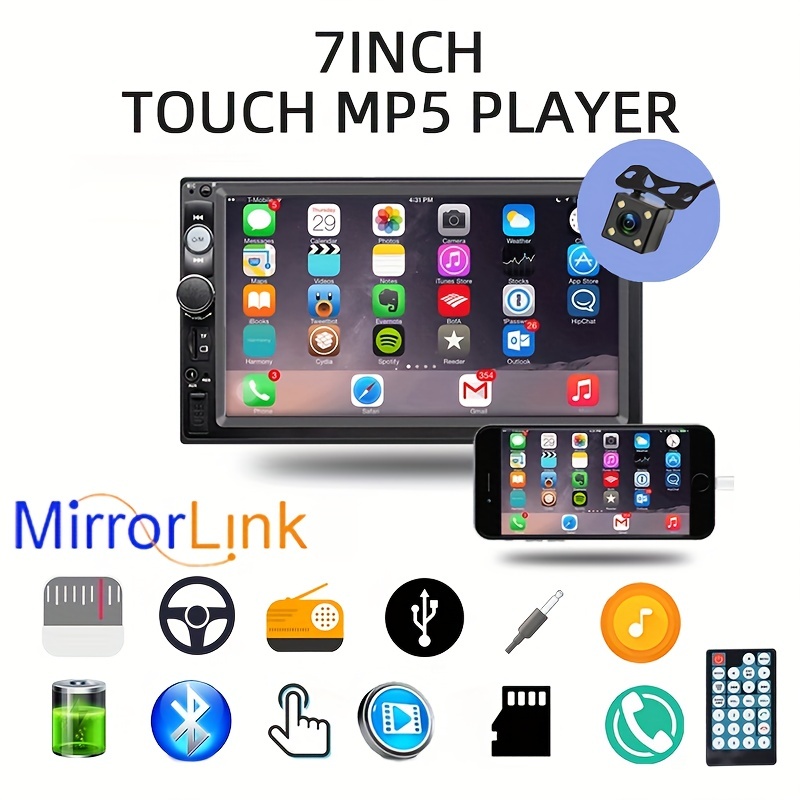 Auto Radio 2 Din For Android Wireless Mirror Link Touch - Temu Austria