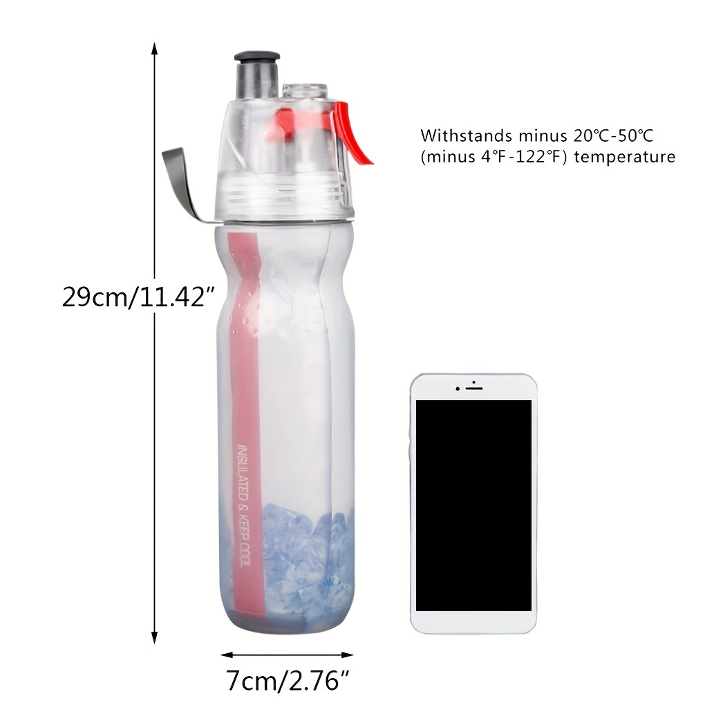 Water Bottle Keep Water Cool  Outdoor Sports Spray Bottle