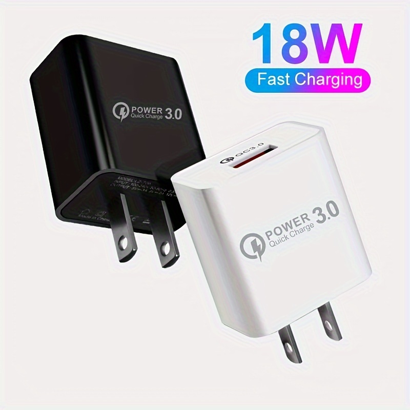 18w 3a fast charging usb charger fast charging 3 0 phone charger for iphone samsung xiaomi redmi poco us plug