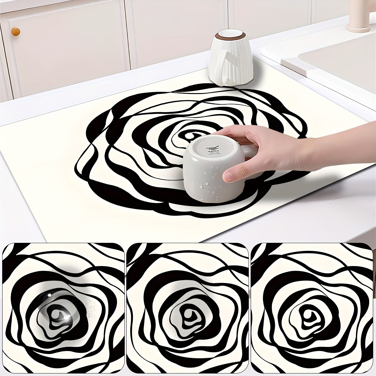 Coffee Pad Coffee Bar Accessories Absorbent Dishwashing Pad Kitchen Table  Diatom Mud Material Suitable For Coffee Machine Coffee Pot Fall Aesthetic  Decor - Temu