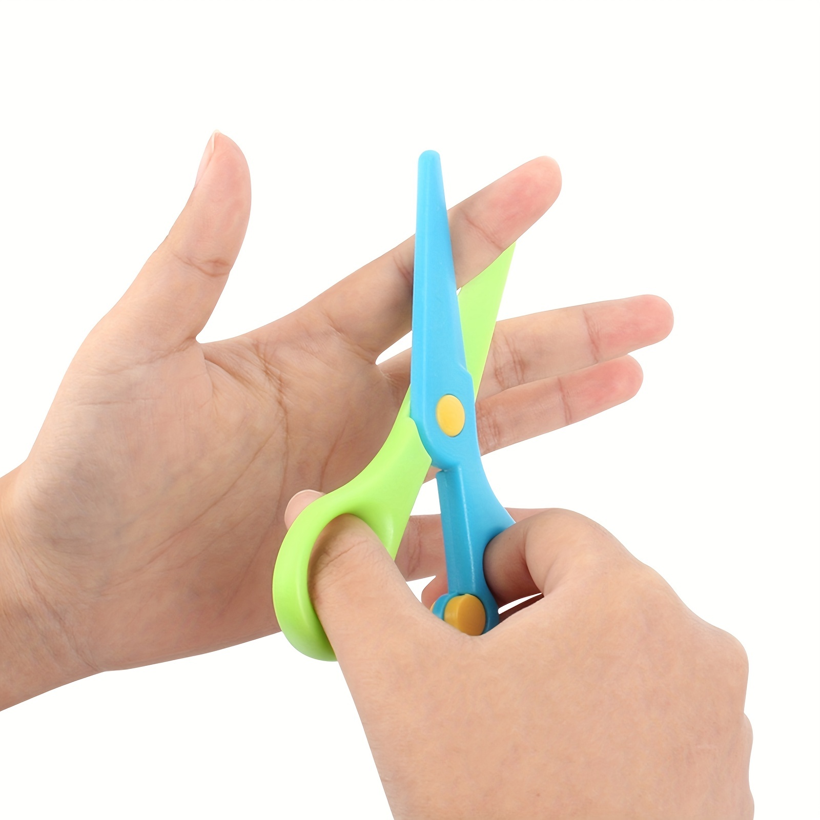 Blunt Tip Safety Scissors With Scale Ruler Student Diy - Temu