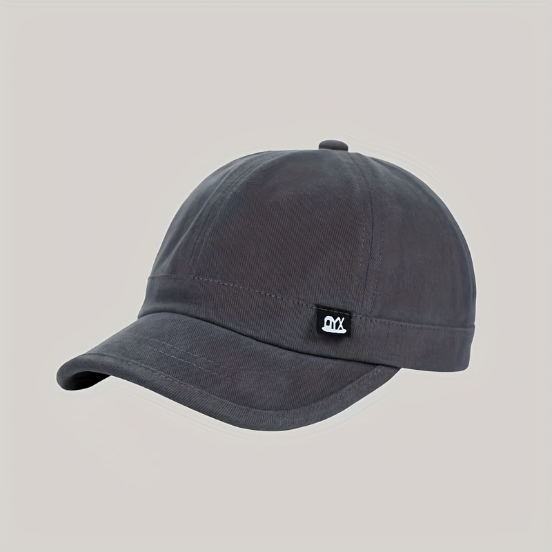 Men's Short Brim High Baseball Cap