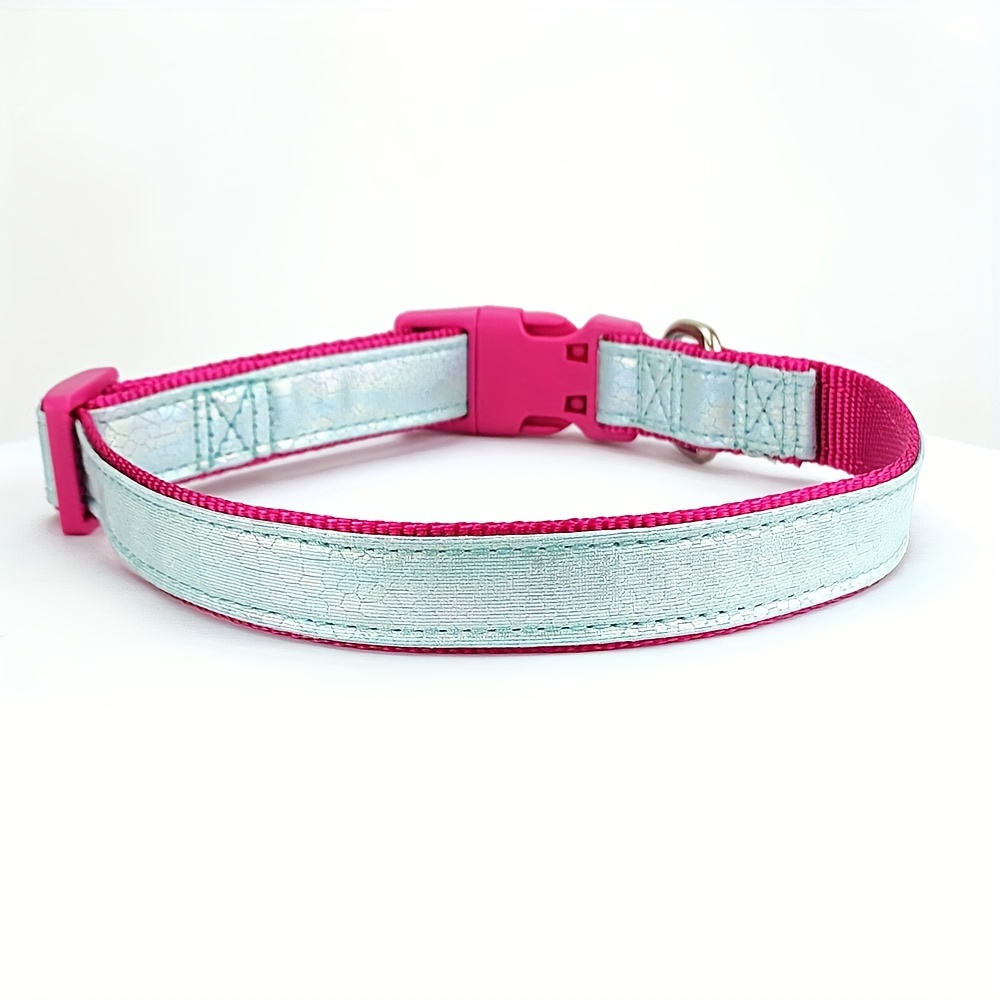 TEMU [Personalizzato] Collare UV per cani con personalizzazione, del cane e numero di telefono personalizzabili per evitare di smarrirsi, e la taglia
