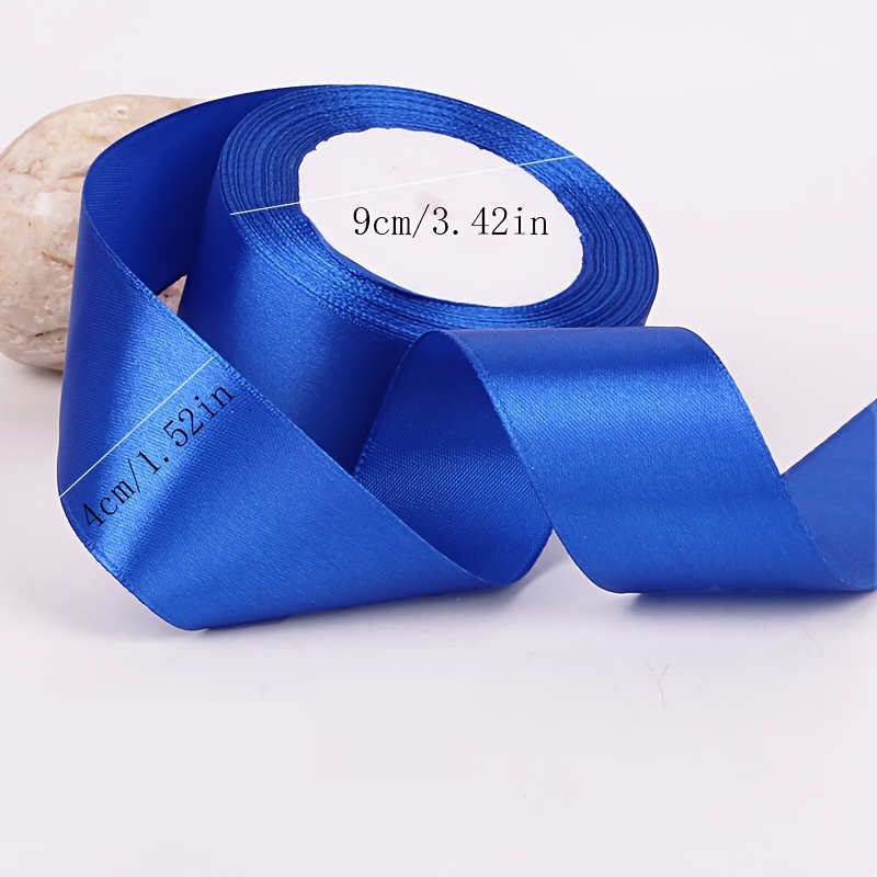 1pc 4cm Colored Gift Wrapping Ribbon, Satin Ribbon, Woven Ribbon, Silk  Ribbon, For Gift Packaging