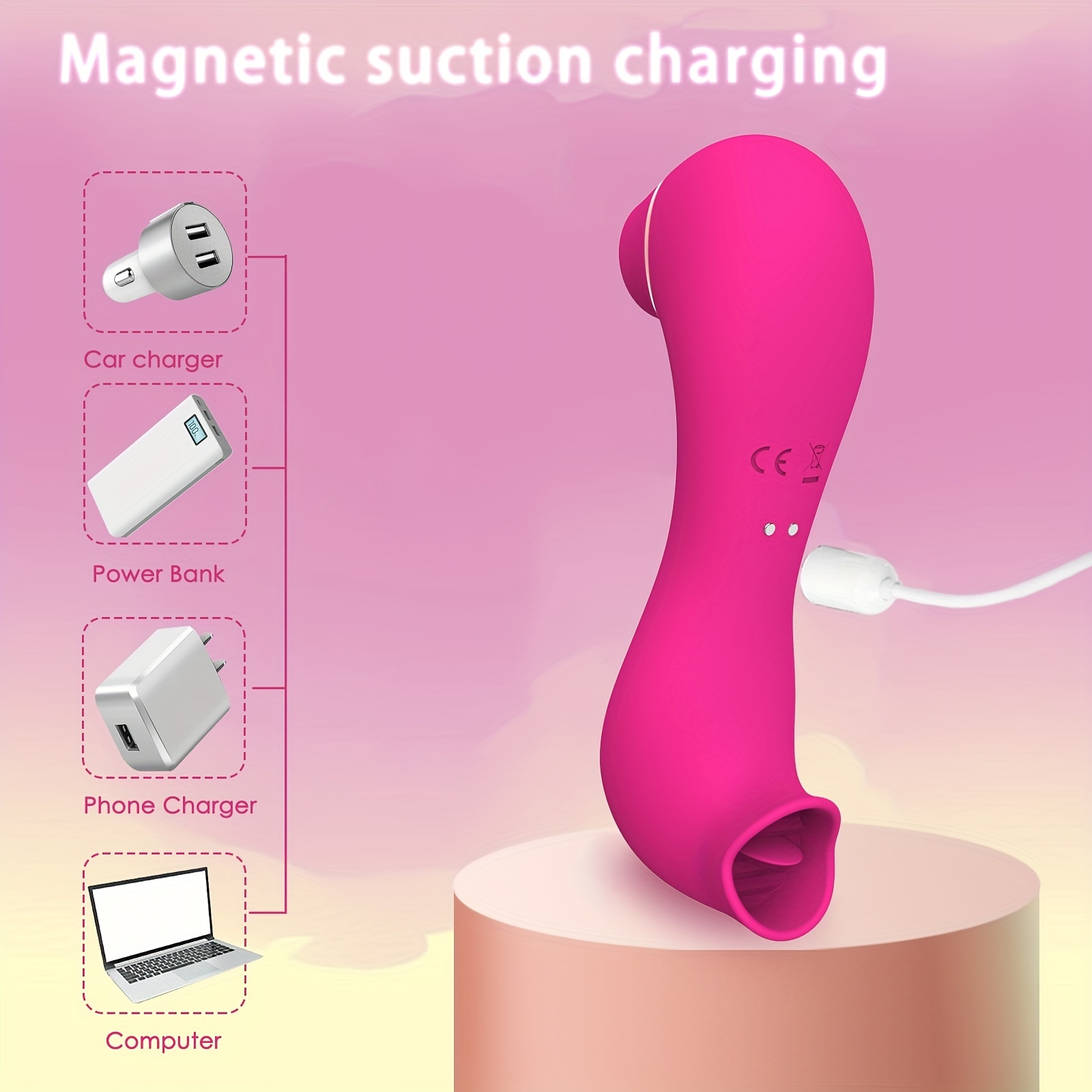 Alla ricerca di stimolatore del clitoride Second Tide Rose Flower Vibratore  Tongue Licking Vibratore-rosso Masturbazione Giocattoli del sesso per donna  Femmina