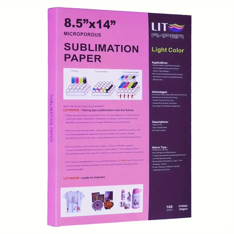 A4+ Legal Size Sublimation Paper, 100gsm - Perfect For Desktop