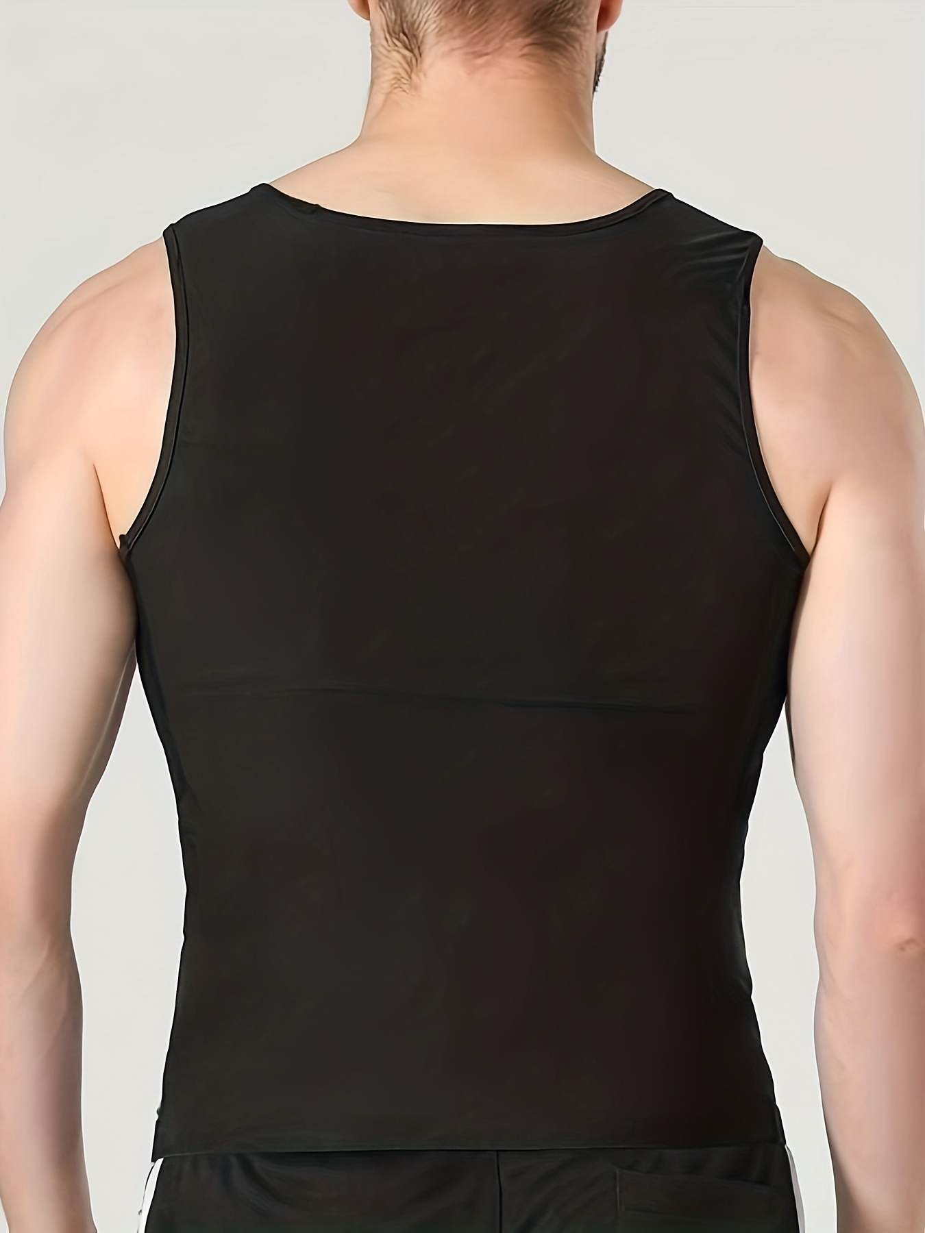 Men's Sports Weight Loss Body Shaping Vest Men's Skinny Fit - Temu