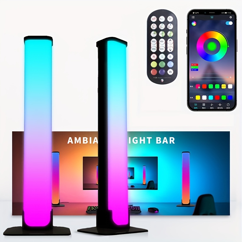 Lámpara de pie LED RGB inteligente funciona con Alexa Google Home, control  remoto WiFi, luz de pie alta, súper brillante 2000 lm que cambia de color y