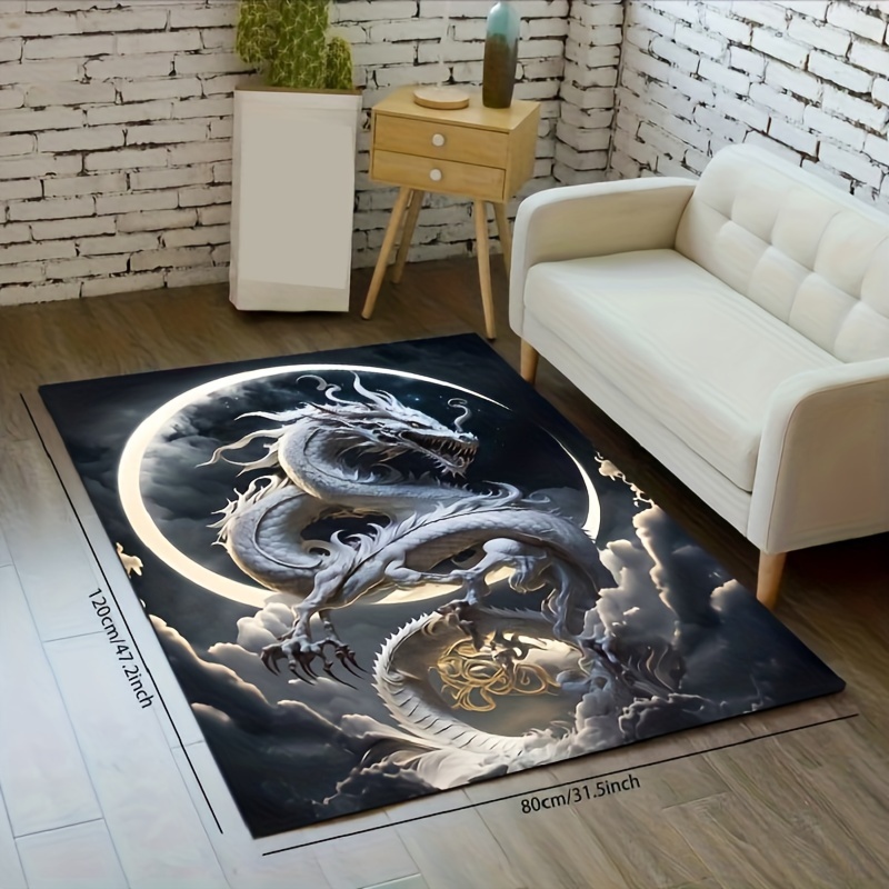 3d Vision Vortex Carpet Living Room Bedroom Floor Mat - Temu