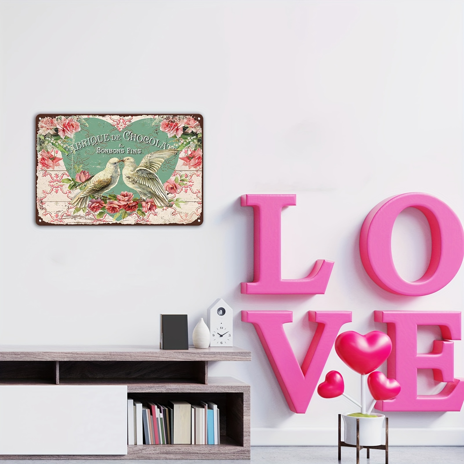 Victorian Valentine Heart Wall Sticker