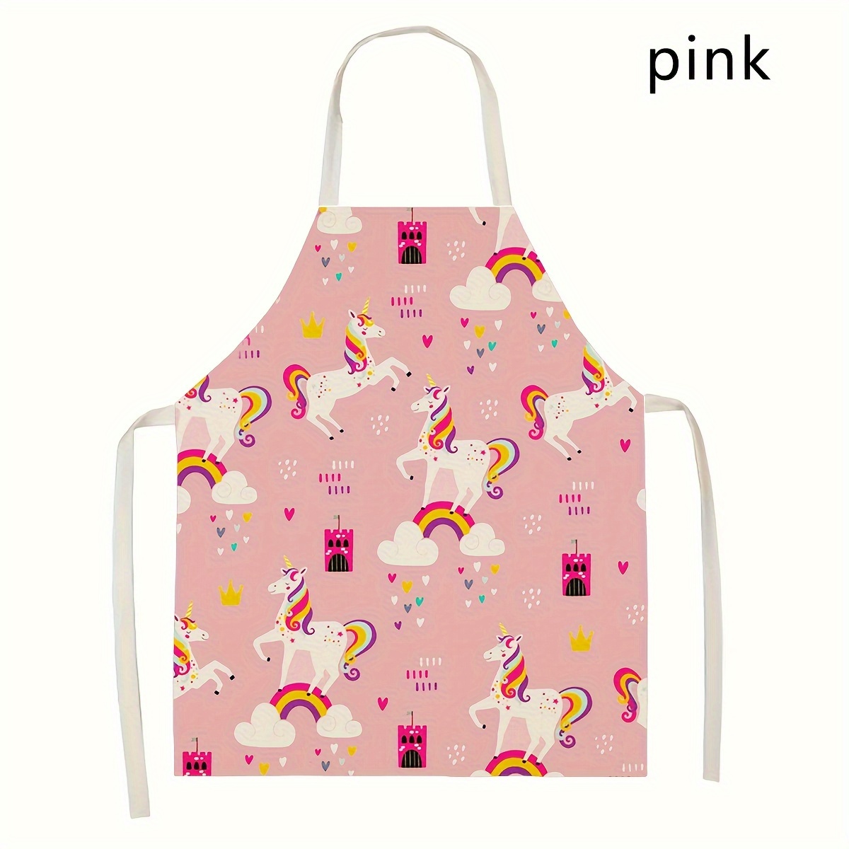 1pc Pink Style Children's Painting Apron