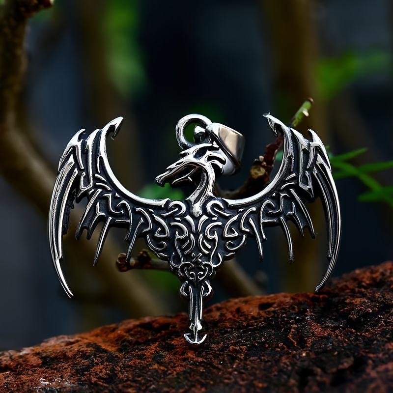 Celtic sale raven pendant