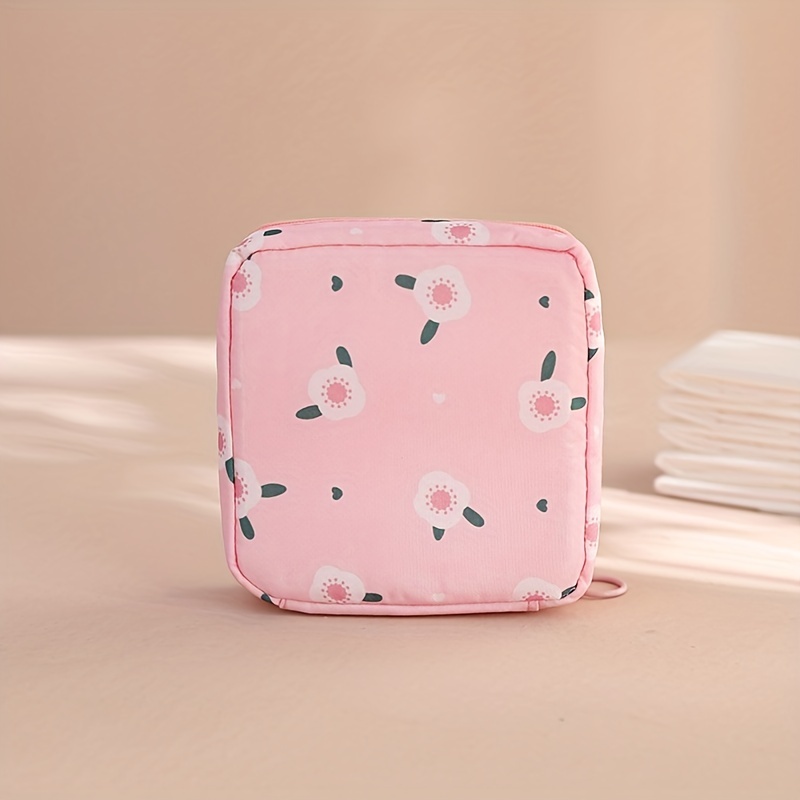 Girls Tampon Holder Organizer Women Cosmetic Bags Leather Coin Purse Ladies  Makeup Bag Tampon Storage Bags Sanitary Pad Pouch - AliExpress