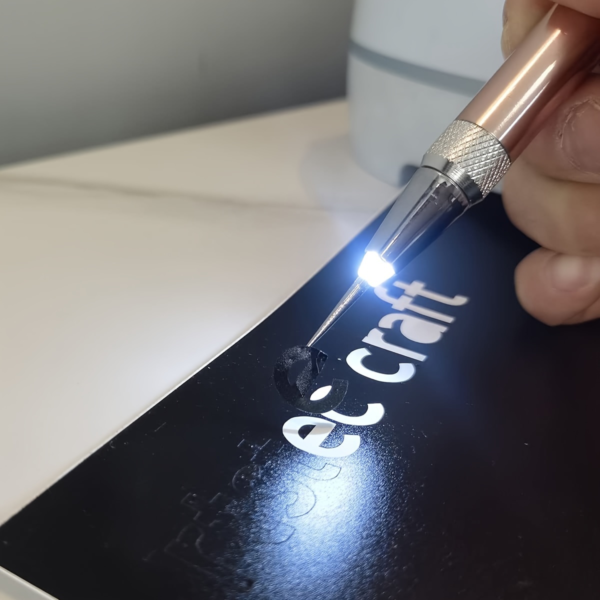 Vinyl Weeding Tool DIY Craft w/LED Light for Cricut Lettering Kit