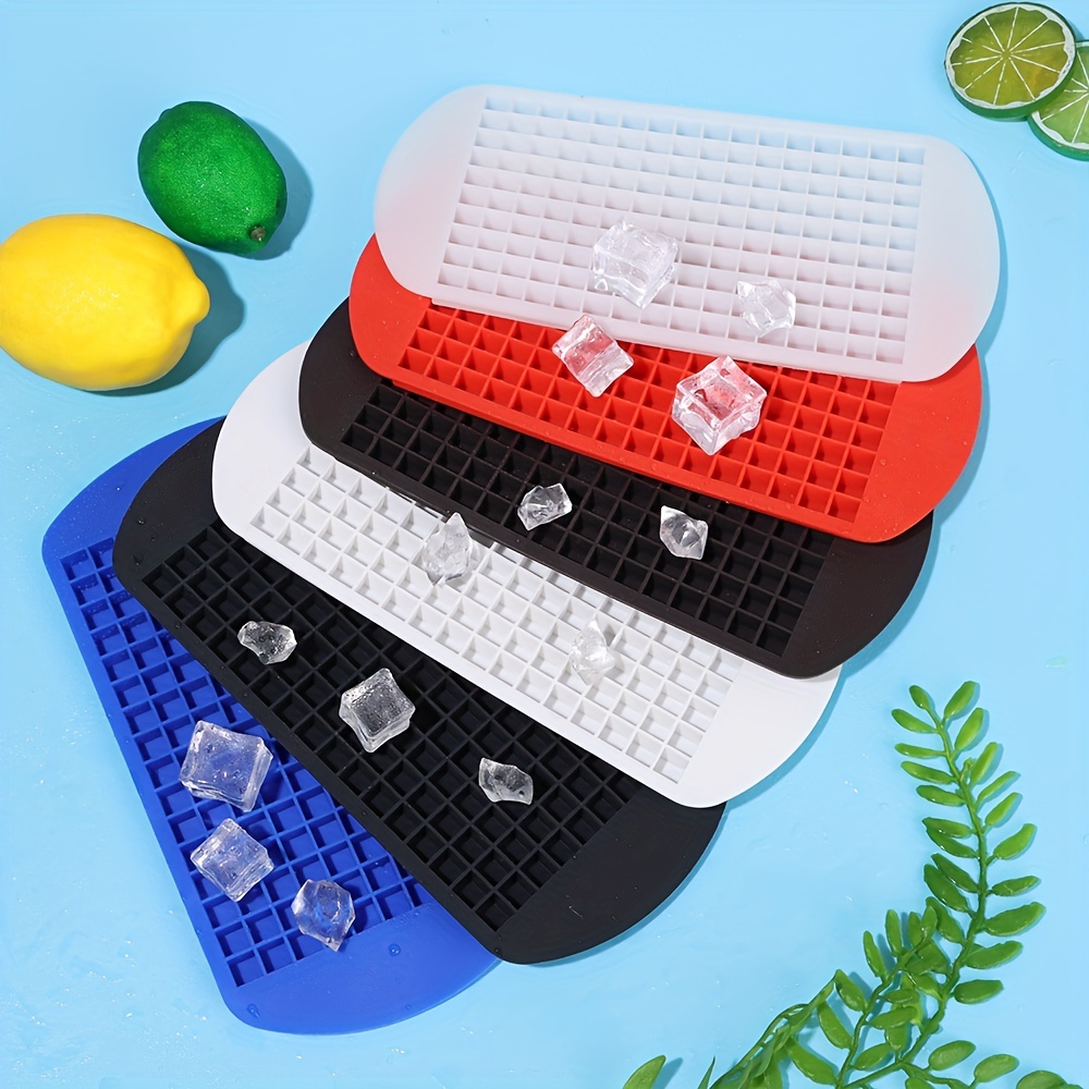 Ice Cube Tray 160 Grids 1X1cm Silicone Fruit Ice Cube Maker DIY Creative Small  Ice Cube Mold Square Shape Kitchen Accessories