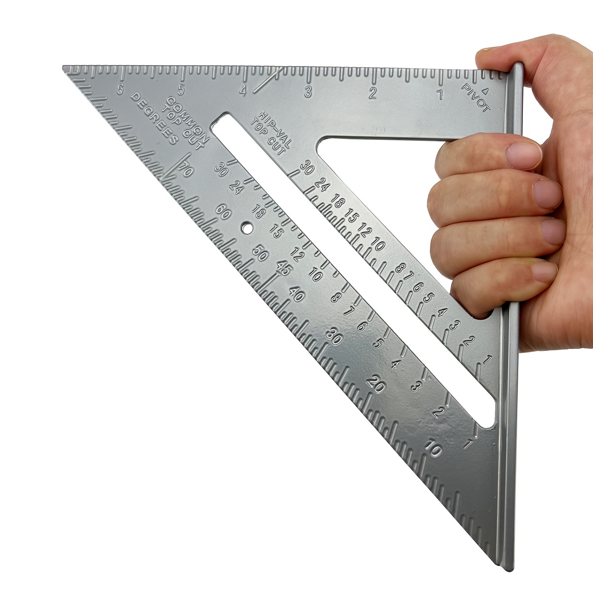 Steel Tri Square Tool 90 Degrees Right Angle Ruler for Industrial