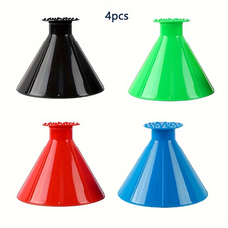 Car Windshield Magical Ice Scraper Snow Removal Tool Cone Shaped