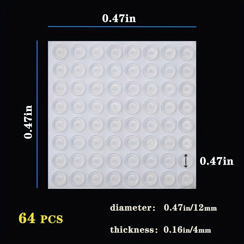 Clear Anti collision Particle Rubber Furniture Pads Damper - Temu Canada