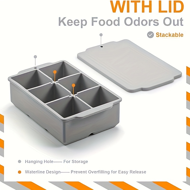grid big ice tray mold box
