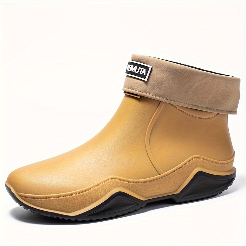 Botas Lluvia Hombre, Zapatos Impermeables Antideslizantes Resistentes  Desgaste Trabajar Aire Libre Pescar - Calzado Hombre - Temu