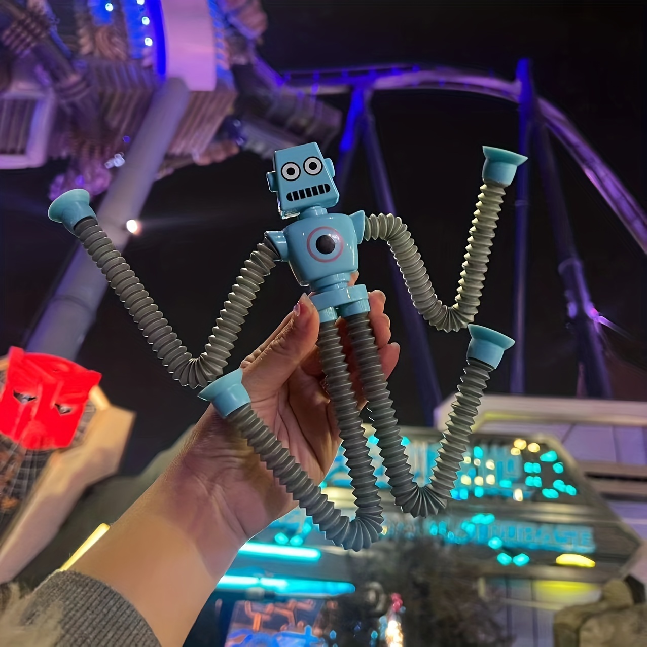 Nouveau Jouet Robot À Ventouse, Girafe Télescopique Mignonne