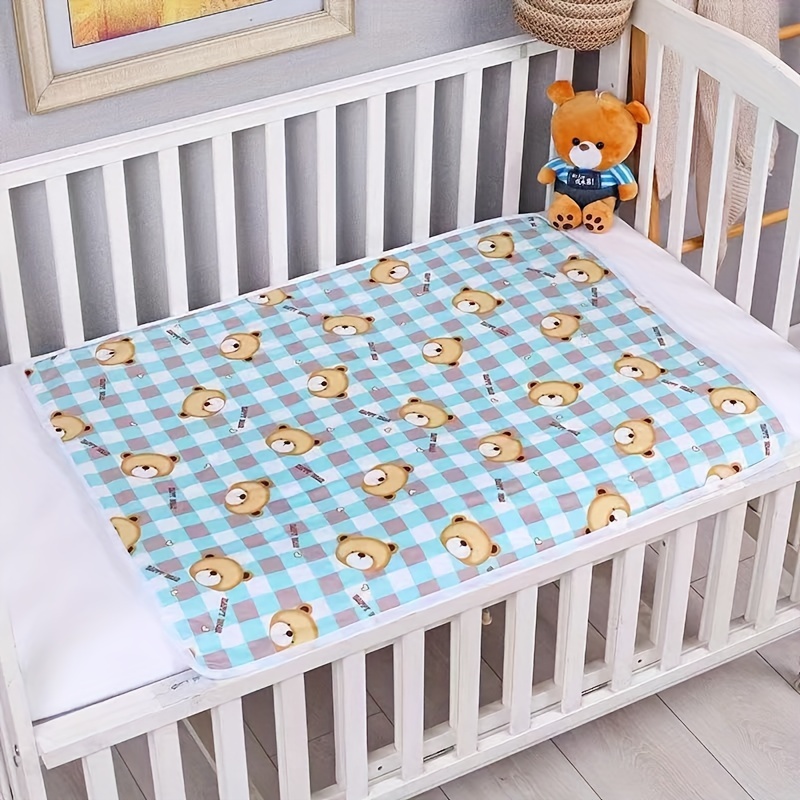 90cm 35in 70cm 27in baby waterproof diaper changing urine absorbent mat baby nappy changing pad soft reusable washable mattress pad boys details 6