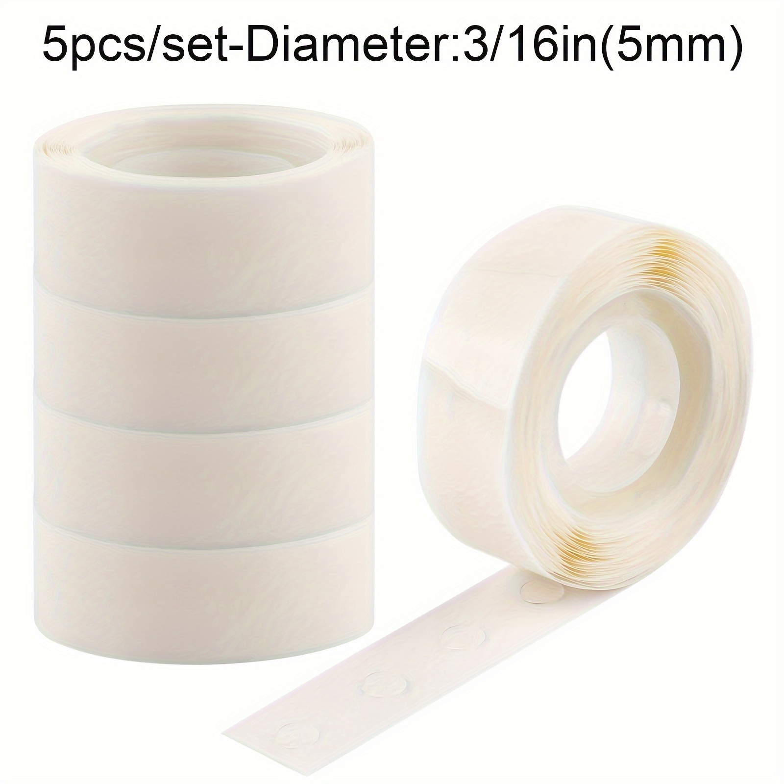 300pcs/roll 3mm/5mm Ultra Thin Adhesive Dots Double-sided Adhesive