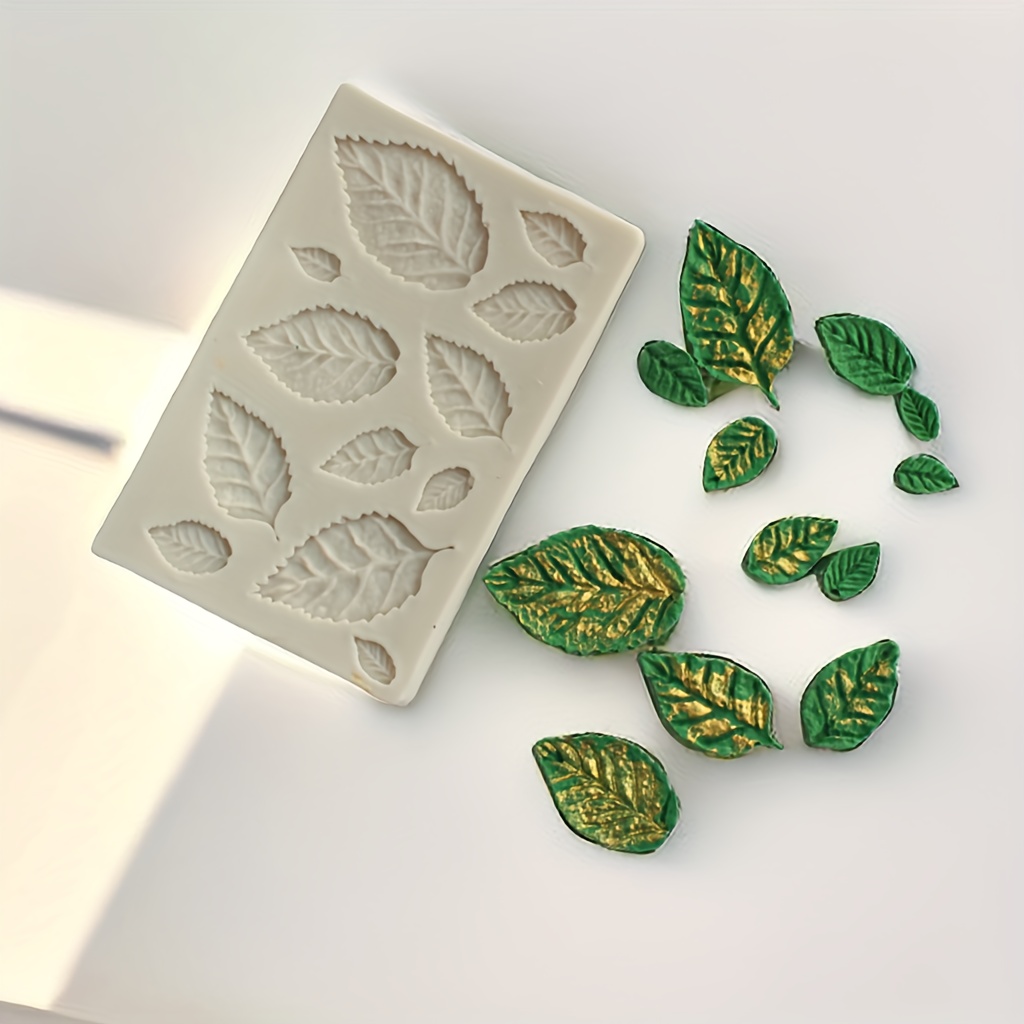 Leaf fondant outlet mold