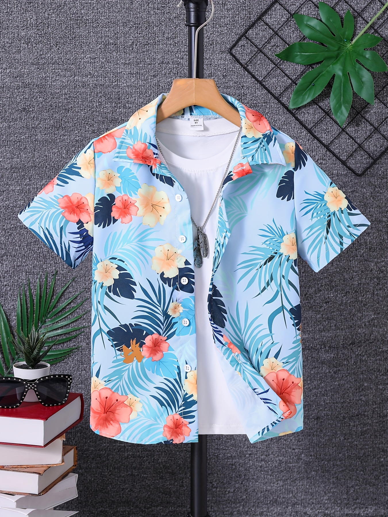 Summer Open Front T Shirt Tops for Women Summer Hawaii Shirts Soft Cool  Floral Print Short Sleeve Tops Shirts at  Women’s Clothing store