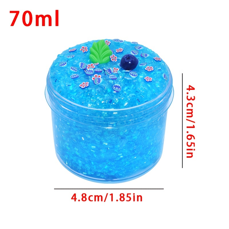 70ml Crunchy Glimmer Slime Strawberry Slime For Kids Leaf Butter Slime Kit  Bomboniere Super Morbide E Non Appiccicose Per Ragazze - Temu Italy