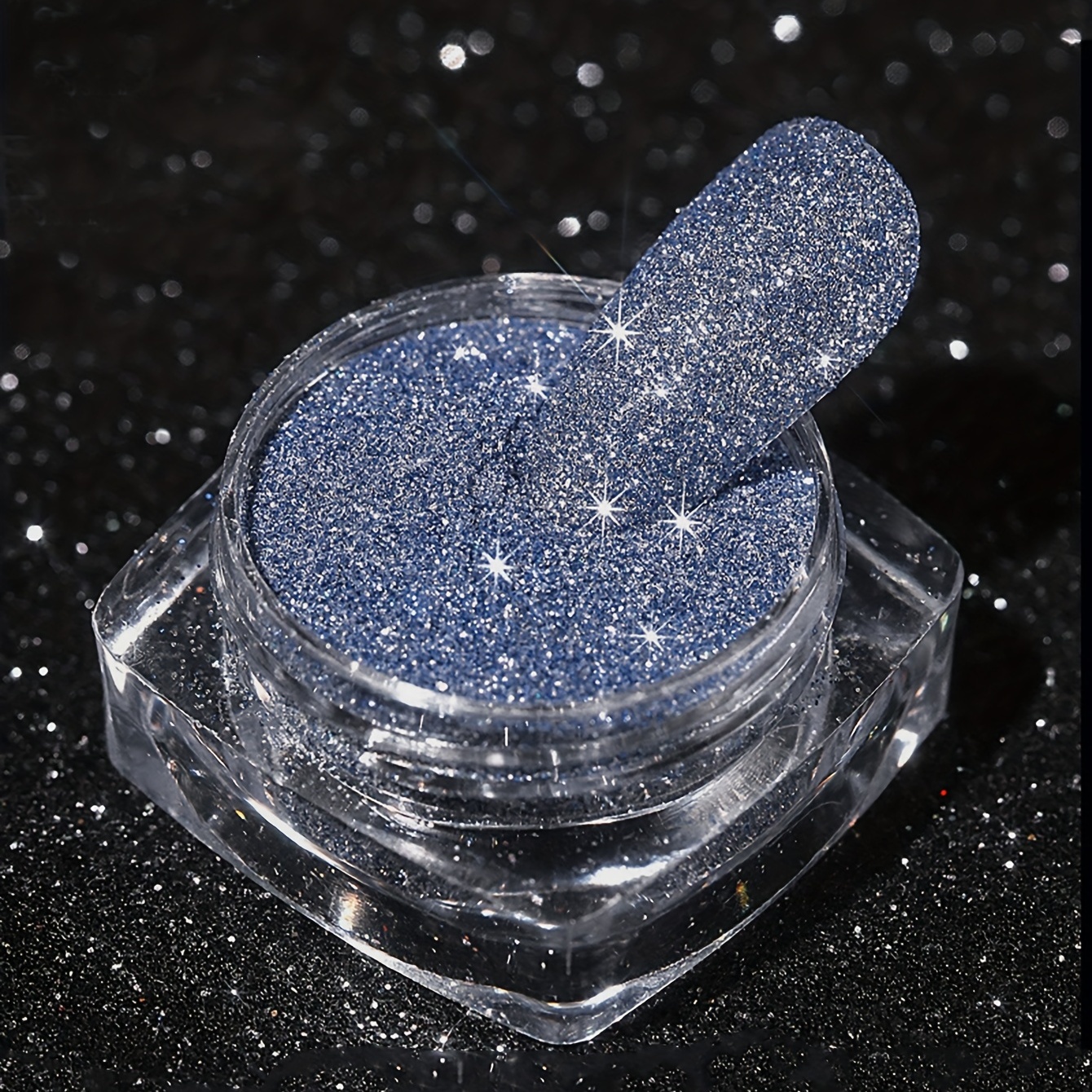 Holographic Nail Glitter Crystal Diamond Nail Powder Pigment Drilling –  TweezerCo