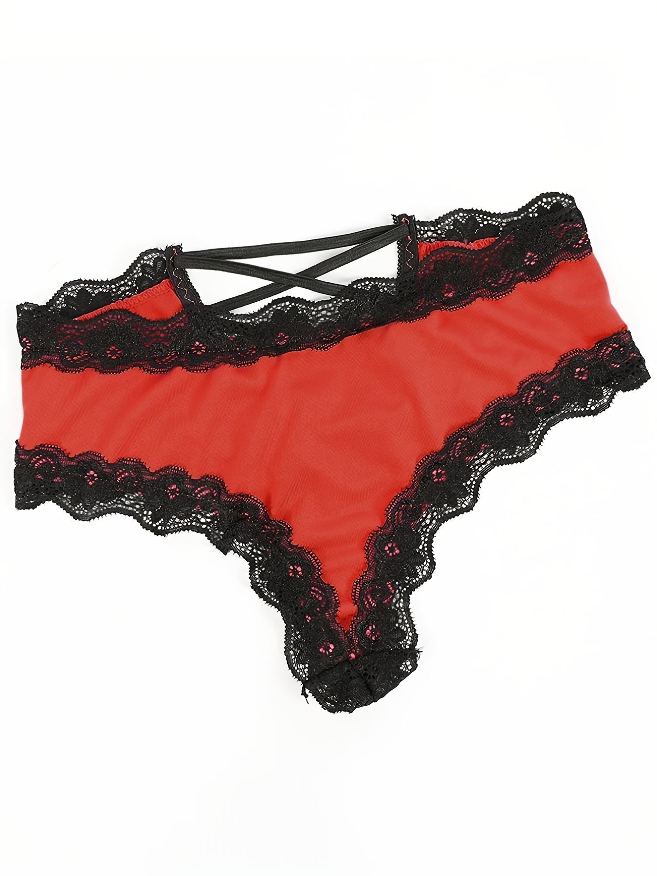 Buy Victoria's Secret Floral Lace Hipster Thong Knickers from the