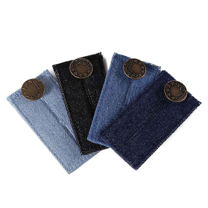 12 PCS Button Extenders for Jeans, Adjustable Pants Button Extender, 2 Size  Women Men Waist Extenders for Pants Jeans Trousers with 3 Colors
