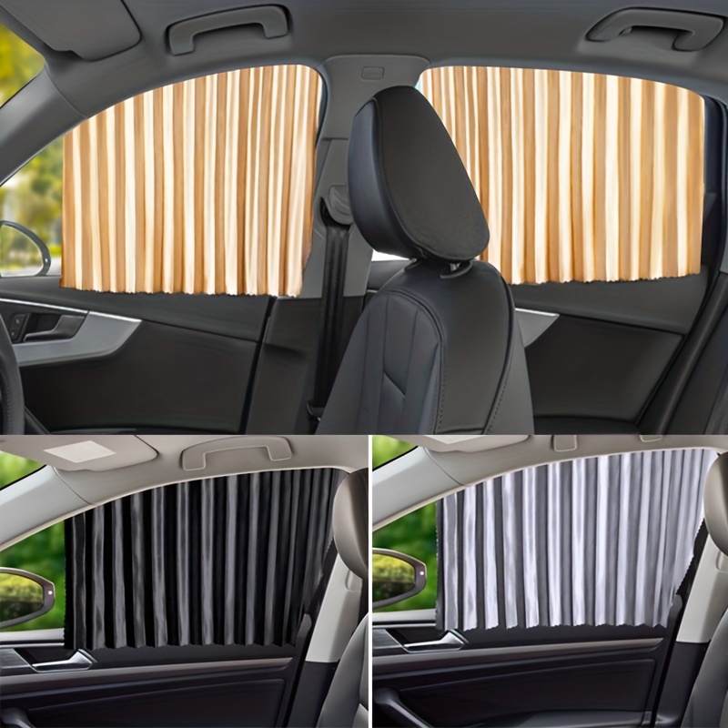 Magnetische Auto Seitenfenster Sonnenschutzabdeckung Sonnenblende  Sommerschutz Fenster Vorhang Abdeckung für vorne hinten schwarz Autozubehör