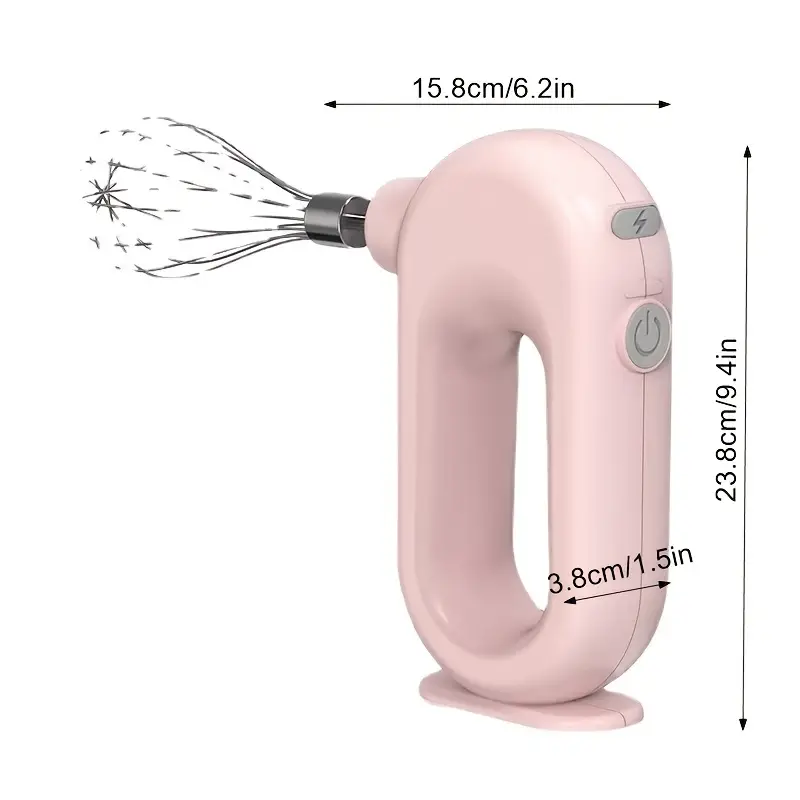 Cordless Electric Hand Mixer Rechargeable Handheld Egg - Temu