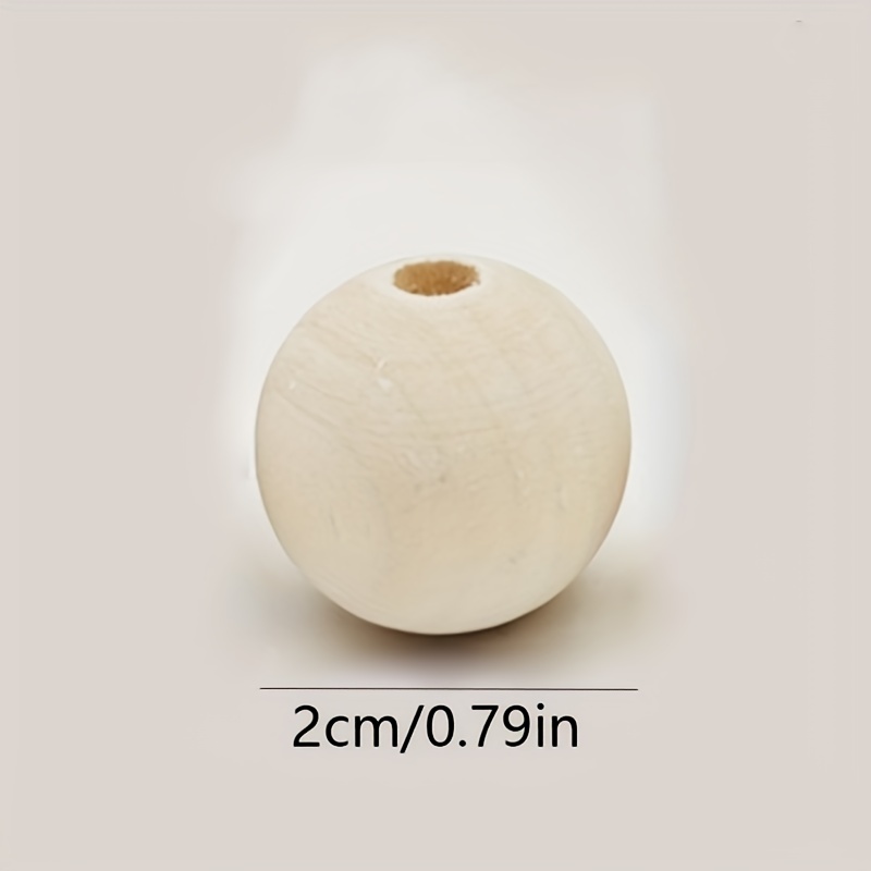 Wooden Balls, Hardwood Birch Balls For Diy Creative Crafts Decorations  Jewelry Making Supplies - Temu