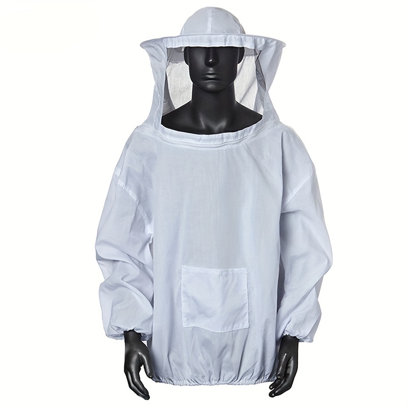 Traje de abeja con guante y herramienta de colmena de abejas, traje de  apicultura, traje protector con velo y pantalones, protección total para  patio