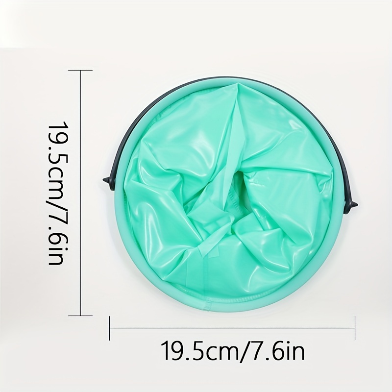 Large Size Foldable Bucket With Handle Portable Hand Wash - Temu