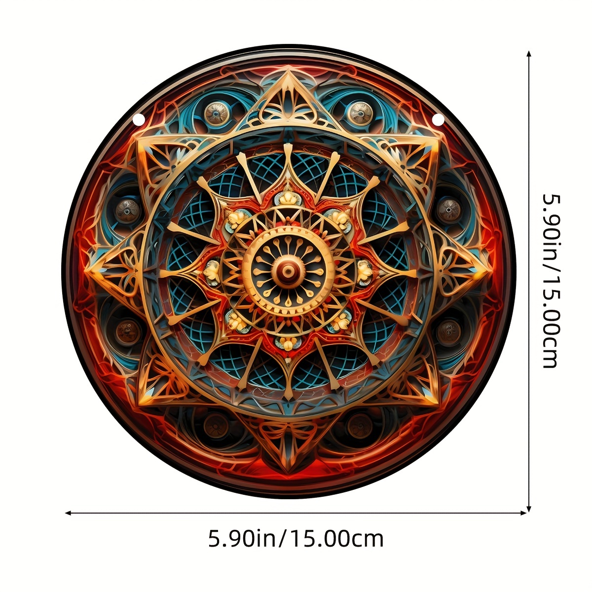 1 Pièce Attrape soleil Mandala À Suspendre Pour Fenêtre - Temu France