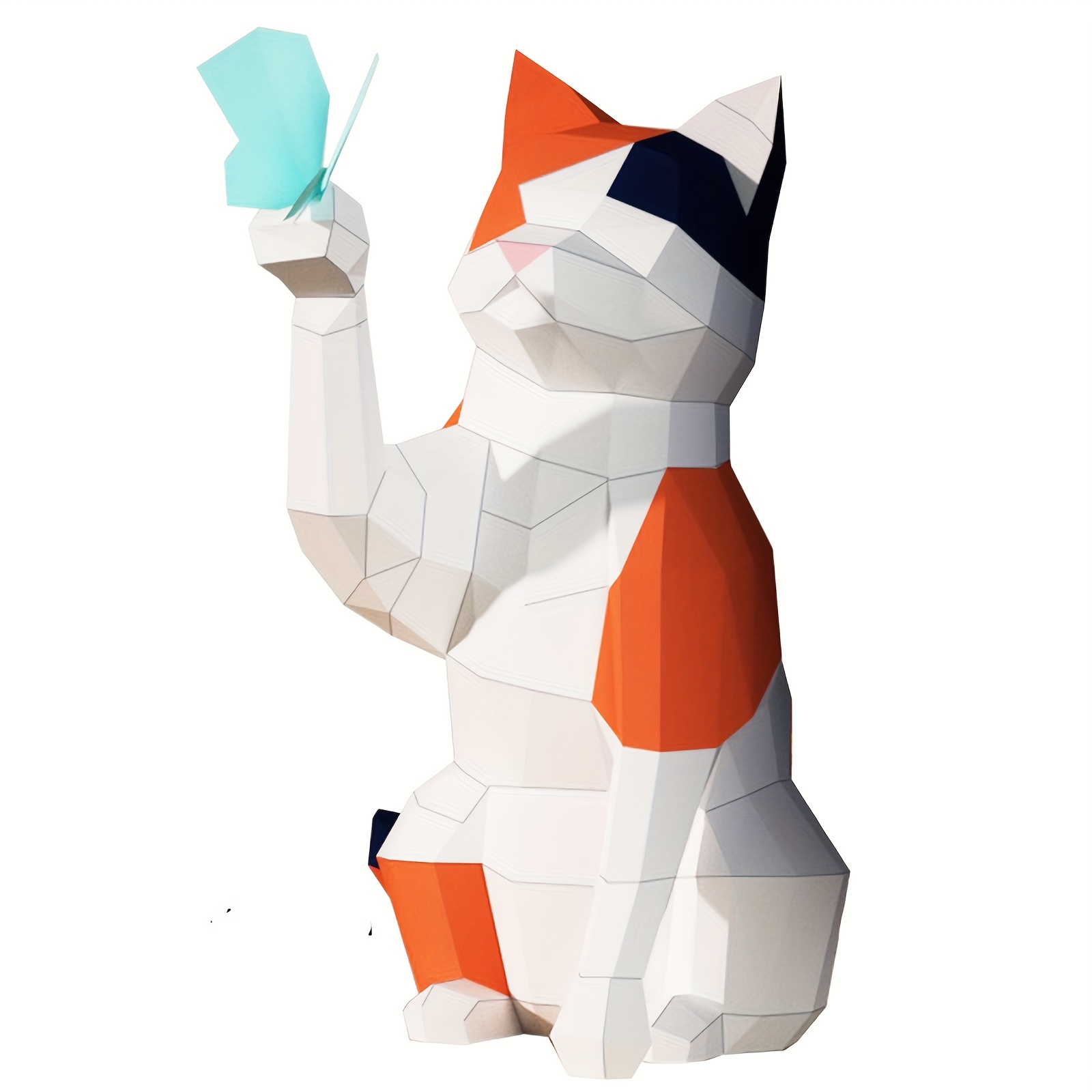 Papercraft World | Cat Paper Mask | Papercraft Cat Art