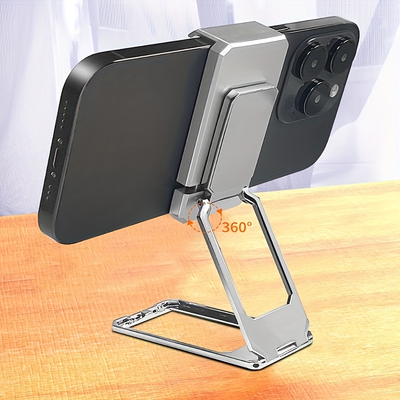 Back Clip Mobile Phone Stand Desktop Live Stand Aluminum Temu
