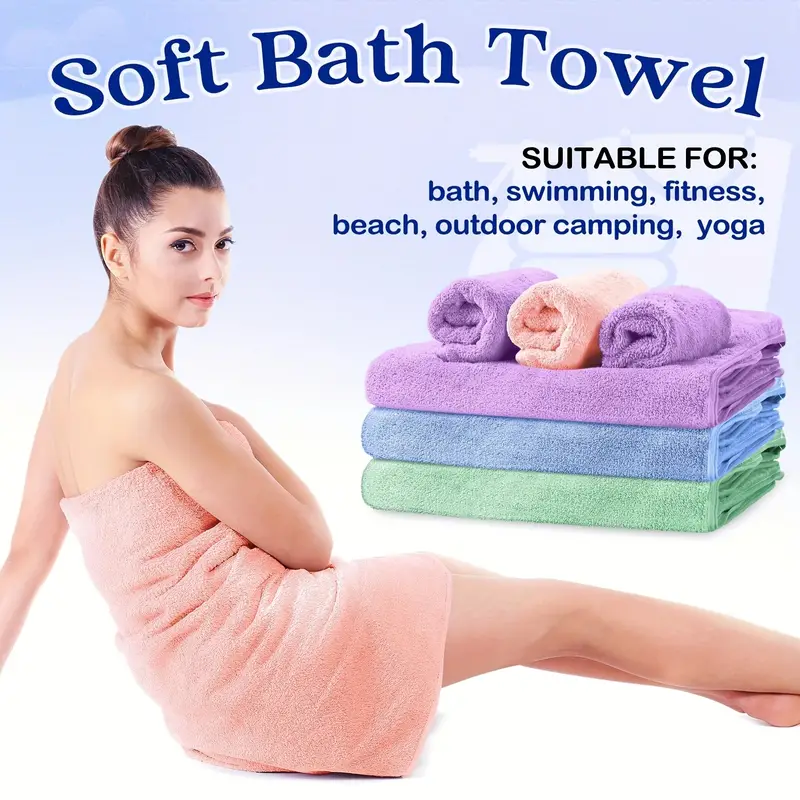 Bathroom Towel Set Super Absorbent Ultra Soft And Quick - Temu